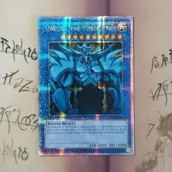 Obelisk the Tormentor LC01-EN001 Quarter Century Secret Rare NM Yuigoh Card - Image 1