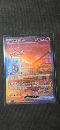 Mew EX SVP 053 Pokemon TCG Scarlet & Violet 151 UPC Promo Card - Image 1