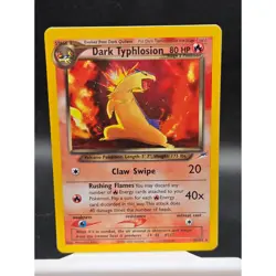 Dark Typhlosion Pokemon Card - 10/105 - Vintage Rare - Collectible LP - Image 1