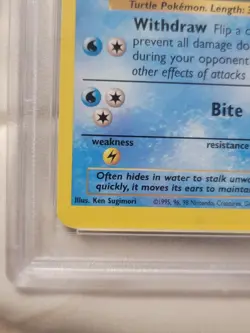 Wortortle Base Set 2 #63 PSA Graded 4 Pokemon 2000 Vintage Card WOTC TCG - Image 5
