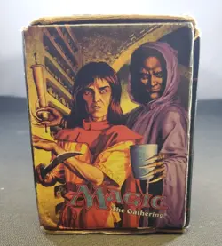 1998 Magic the Gathering Card Box w/ Damage, 14x4x3, Vintage *Read* - Image 5