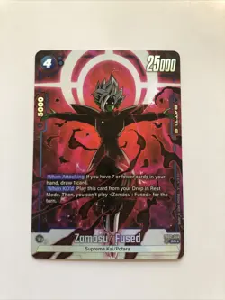 Zamasu Fused, Alternate Art SR Foil NM card Dragon Ball Super Fusion World ccg - Image 2