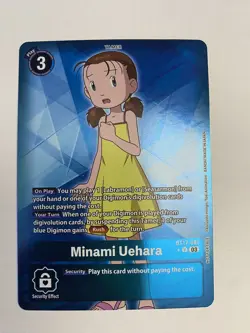 Minami Uehara - Digimon TCG Secret Crisis Pre-Release Card BT17-082 NM - Image 1