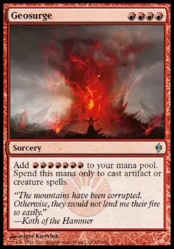 Geosurge - Light Play MTG New Phyrexia - Image 1