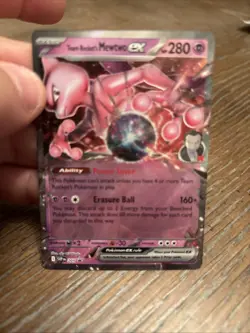Team Rocket's Mewtwo ex 205 Sv: Scarlet & Violet Promo Cards Holo - Image 1