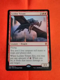 Leyline Tyrant - Regular Mythic - Zendikar Rising MTG - Unplayed Mint+ - Image 1