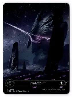 Swamp (0264) (Borderless) 264 Edge of Eternities Foil NM - Image 1