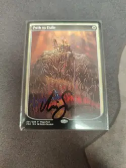 1x Signed Full Art MagicFest Path To Exile Magic The Gathering Promo - Image 1