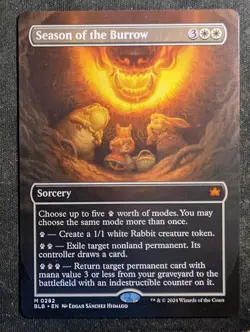 Season of the Burrow - Borderless - Bloomburrow (MTG) - Image 1