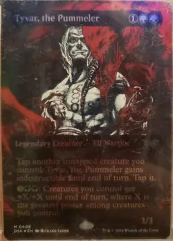 Tyvar, the Pummeler - Textured Foil - Showcase x1 - Duskmourn: House of Horror - - Image 1