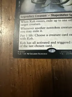 Koh, the Face Stealer #107 (MYTHIC RARE) TLE - Avatar The Last Airbender - MTG - Image 2