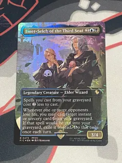 Emet-Selch of the Third Seat (Borderless) (Chocobo Track Foil) FIC 0473 - Image 1