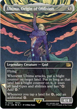 Ultima, Origin of Oblivion (Borderless) 0324 - Final Fantasy MTG NM/M - Image 1