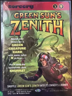 Green Sun's Zenith (Mythic Showcase) #127 Edge of Eternities SPG MTG NM - Image 1