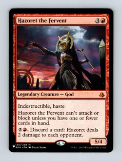Hazoret the Fervent The List Reprints Non-Foil MTG NM - Image 1