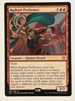 Radiant Performer Commander 2021 Non-Foil MTG NM - Image 1