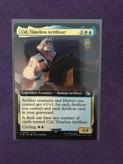 MTG Cid, Timeless Artificer 0480 Extended Art Final Fantasy FIN - Image 1