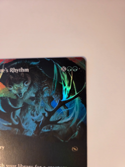MTG Tarkir: Dragonstorm Nature's Rhythem Borderless Foil - Image 4