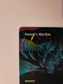 MTG Tarkir: Dragonstorm Nature's Rhythem Borderless Foil - Image 5