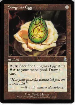 Sungrass Egg *PLAYSET* Magic MtG x4 Odyssey SP - Image 1