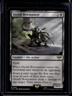 MTG Magic Lord of the Rings #103 Orcish Bowmasters Rare (C) - Image 1