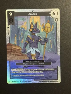 Anubis 058/173 Super Rare 2 Star MetaZoo Secret Shadows 2025 (x1) - Image 1
