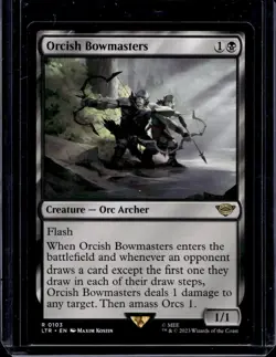 MTG Magic Lord of the Rings #103 Orcish Bowmasters Rare (H) - Image 1