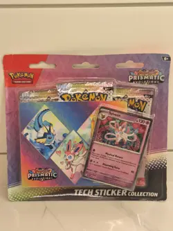 Pokemon TCG Scarlet Violet Prismatic Evolutions Tech Sticker Collection Sylveon - Image 1