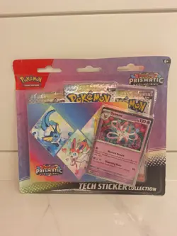 Pokemon TCG Scarlet Violet Prismatic Evolutions Tech Sticker Collection Sylveon - Image 3