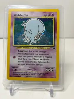 Wobbuffet 16/75 Neo Discovery Rare Holo Pokemon TCG - LP+ - Image 1
