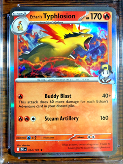 Ethan's Typhlosion Holo Rare #034 - CGC MINT 9 - Destined Rivals - Pokemon TCG - Image 2