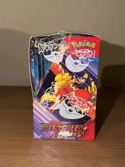 Pokemon TCG S&V Destined Rivals Booster Box FACTORY SEALED [SMALL TEAR] [DESC] - Image 4
