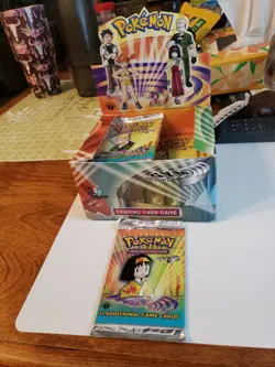 Pokemon 1st Edition Gym Heroes Erika Booster Pack - Image 1