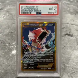 PSA 10 Gyarados EX Secret 123/122 Breakpoint Holo Pokemon Xy - Image 1