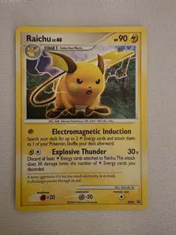 Raichu DP21 Diamond and Pearl Holo Pokemon Promo NM - Image 1