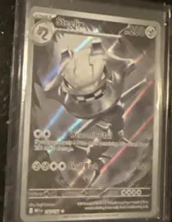Steelix 150/132 Illustration Rare Pokemon Mega Evolution PRISTINE CONDITION - Image 1