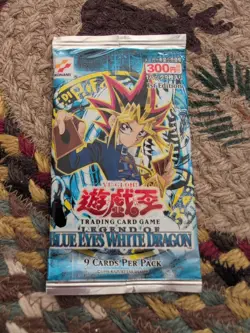 Legend of Blue Eyes White Dragon Asian Eng 1st Ed. Sealed Pack LOB Yu-Gi-Oh! - Image 1