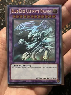 Yugioh Blue Eyes Ultimate Dragon Ghost Rare GFP2 1st Edition - Image 2