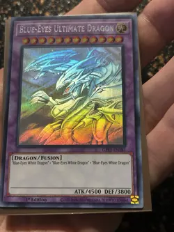 Yugioh Blue Eyes Ultimate Dragon Ghost Rare GFP2 1st Edition - Image 3