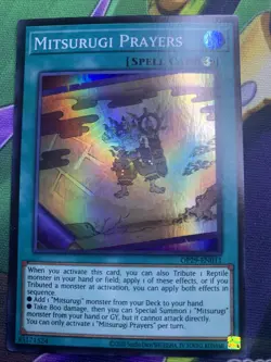 Yugioh Mitsurugi Prayers Super Rare OP29-EN011 - Image 1