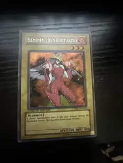 Yugioh Elemental Hero Burstinatrix EHC1-EN002 Secret Rare Limited Edition - Image 1