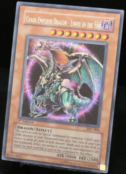 Yu-Gi-Oh! Chaos Emperor Dragon IOC-000 1.Edition Secret Rare [NM] | EN 2005 - Image 3