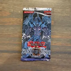 Yu-Gi-Oh! Shadow Of Infinity 1st Edition Factory Sealed Booster Pack - Image 1