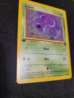 Pokemon Card 1st Edition Team Rockwt Zubat 70/82 Lp/Mp Non Holo - Image 2