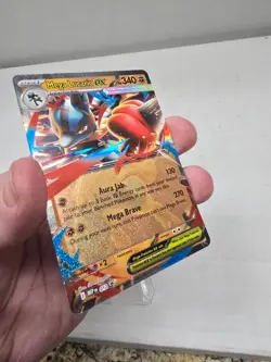Pokemon Card TCG: Mega Lucario ex MEP 012 Black Star Promo - Mega Evolutions - Image 2