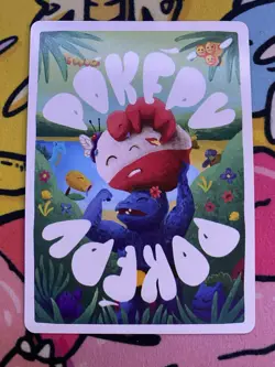 Pokepu - Speshel Dilivory (Pikachu) 78/77 - Derpy Pokemon Parody / Fan Art Card - Image 2
