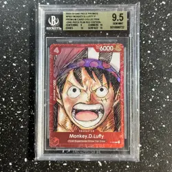 Monkey D Luffy One Piece Premium Card Collection Film Red English 2023 BGS 9.5 - Image 1