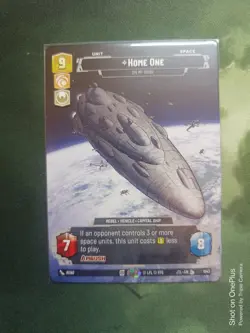 Star Wars Unlimited JTL Prestige Card #1043 Home One - Image 1