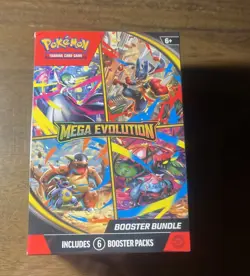 SEALED NEW Pokemon Trading Card Game Mega Evolutions Booster Bundle - Image 1