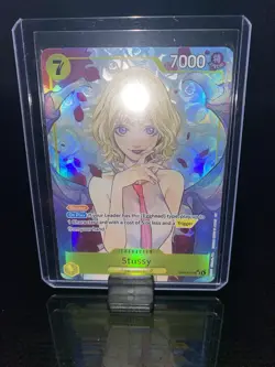 One Piece Card Game TCG Stussy OP13-110 Alt Art M/NM Condition - Image 1